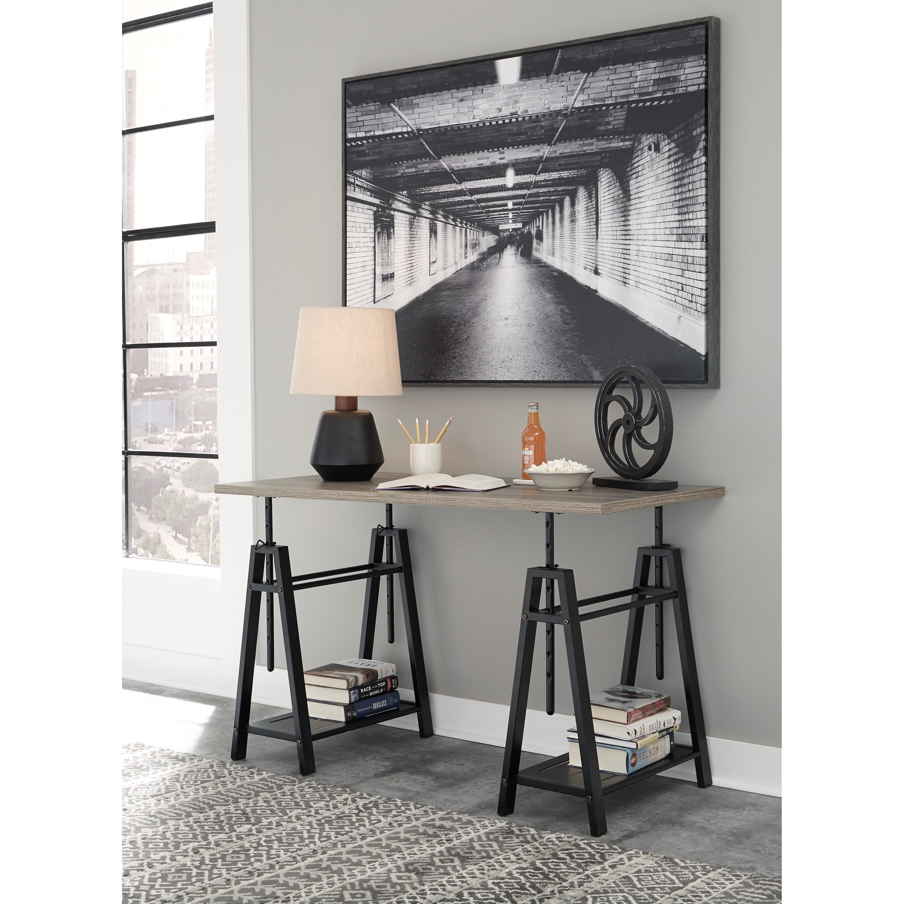 Signature Design by Ashley Irene 15010500004300 Sawhorse Style